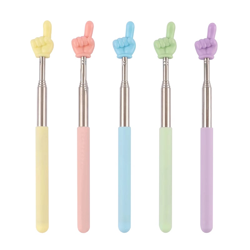 Fishing Rod Telescopic - Macaron Geri Çekilebilir Öğretmen İşaret Çubuğu