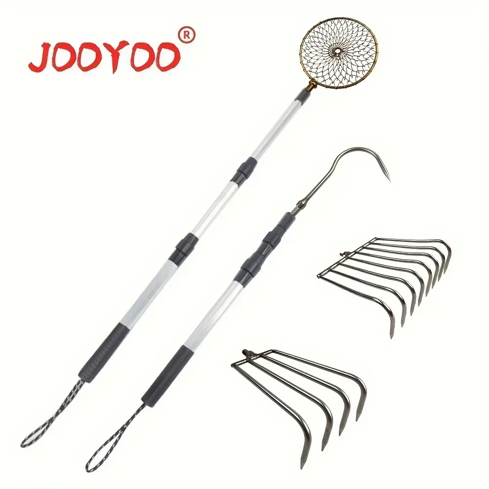 Fishing Rod Ice - 1 adet JOOYOO Teleskopik Alüminyum Olta