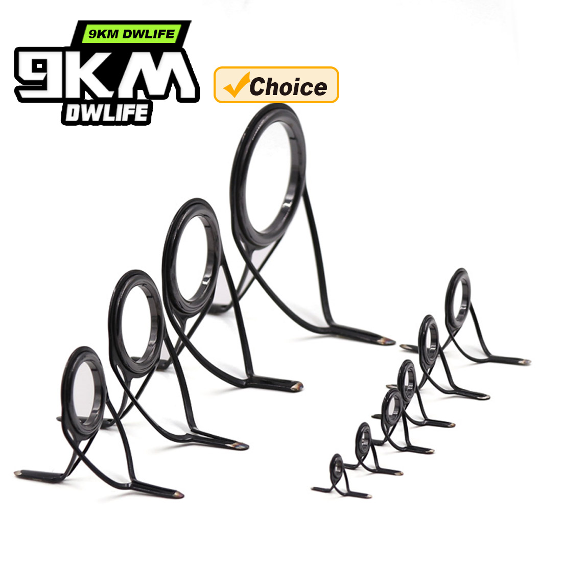Fishing Rod Guide Replacement - 9KM OB Kavisli Olta Kılavuz Seti