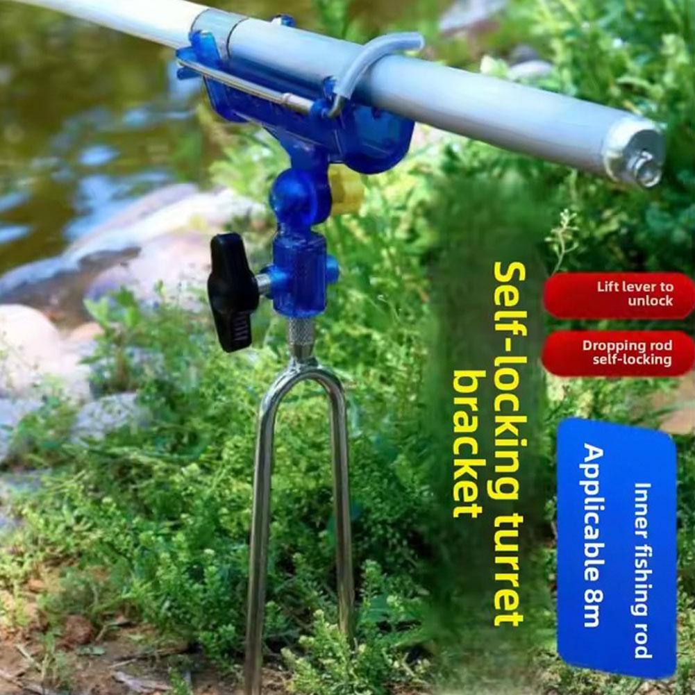 Fishing Rod Casting - Evrensel olta tutucu ayarlanabilir otomatik kilitleme