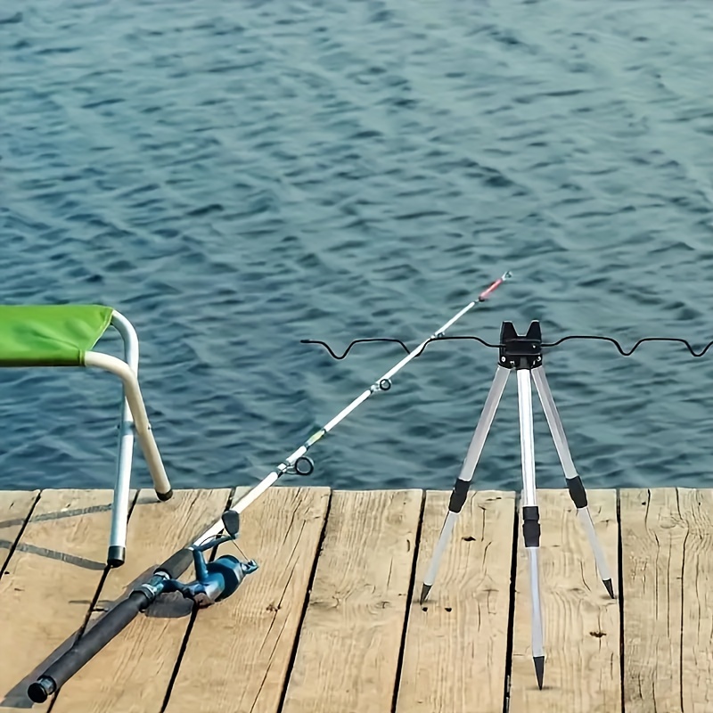 Fishing Rod Telescopic - 1 adet teleskopik alüminyum alaşımlı tutucu