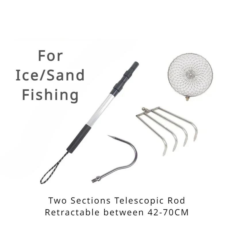 Paslanmaz Çelik Teleskopik Çub - Fishing Rod Ice incelemesi ve fiyatı