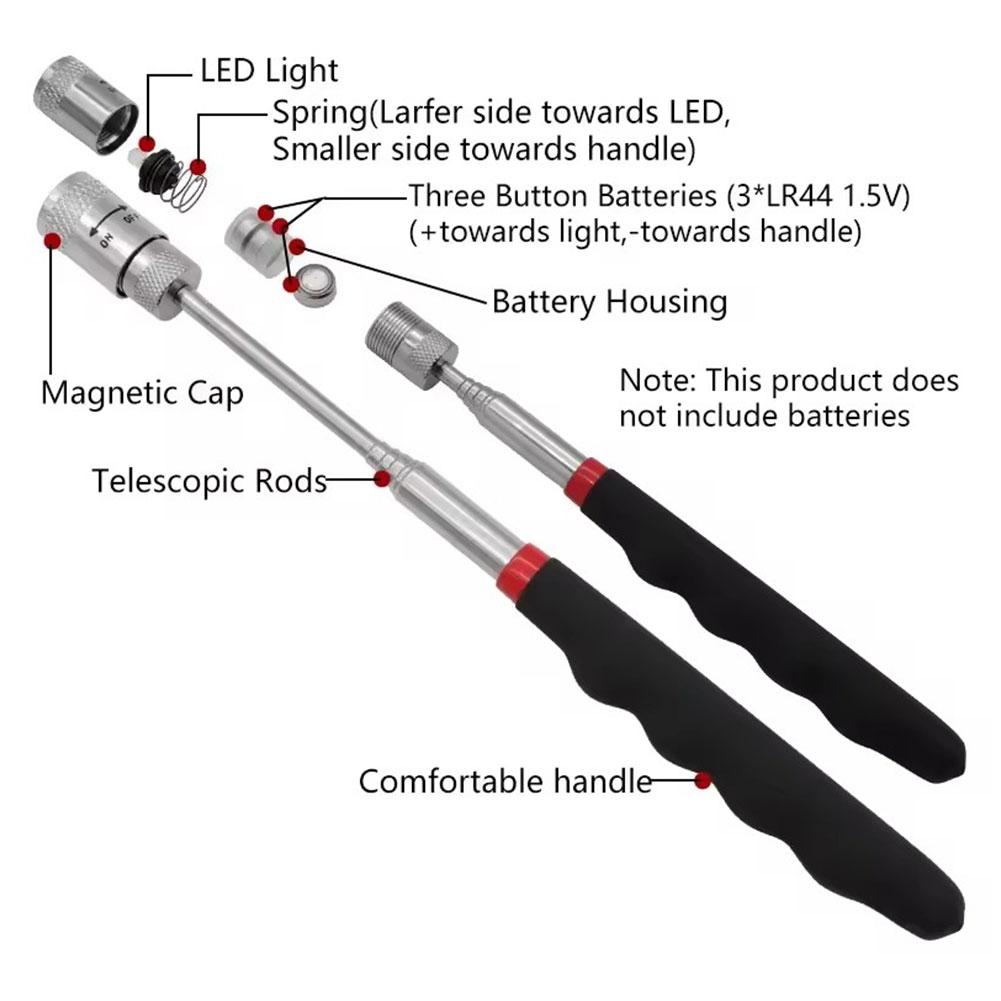 Teleskopik Manyetik Kalem LED  - Fishing Rod Telescopic incelemesi ve fiyatı