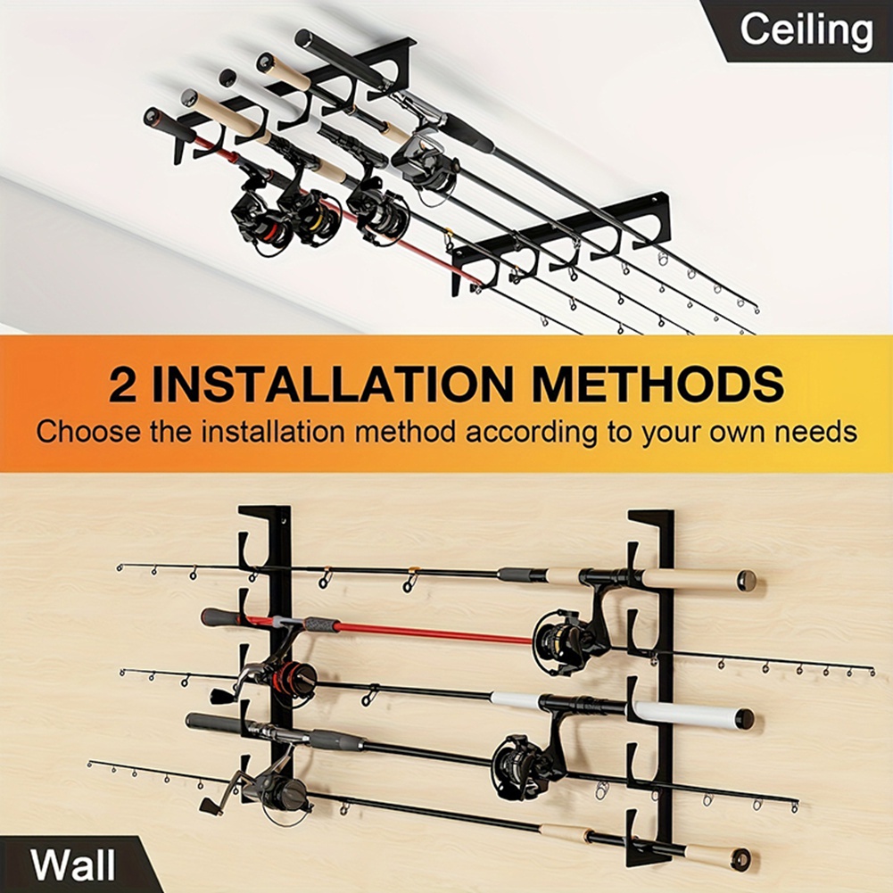 B48B-Duvar/Tavan Montajlı Olta - Fishing Rod Rack incelemesi ve fiyatı