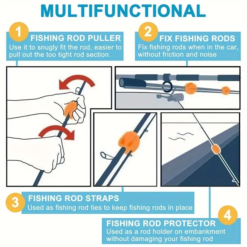 2 adet çubuk topu tutucu klips - Fishing Rod Case incelemesi ve fiyatı