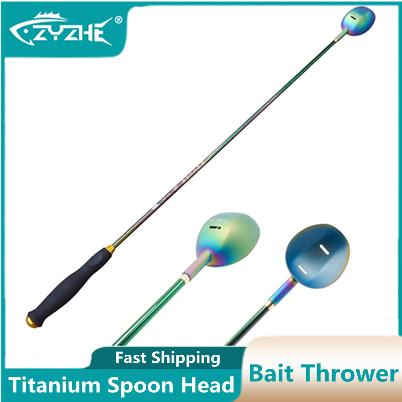 ZYZHE Yem Atıcı Titanyum Kaşık - Fishing Rod Carbon Fiber incelemesi ve fiyatı