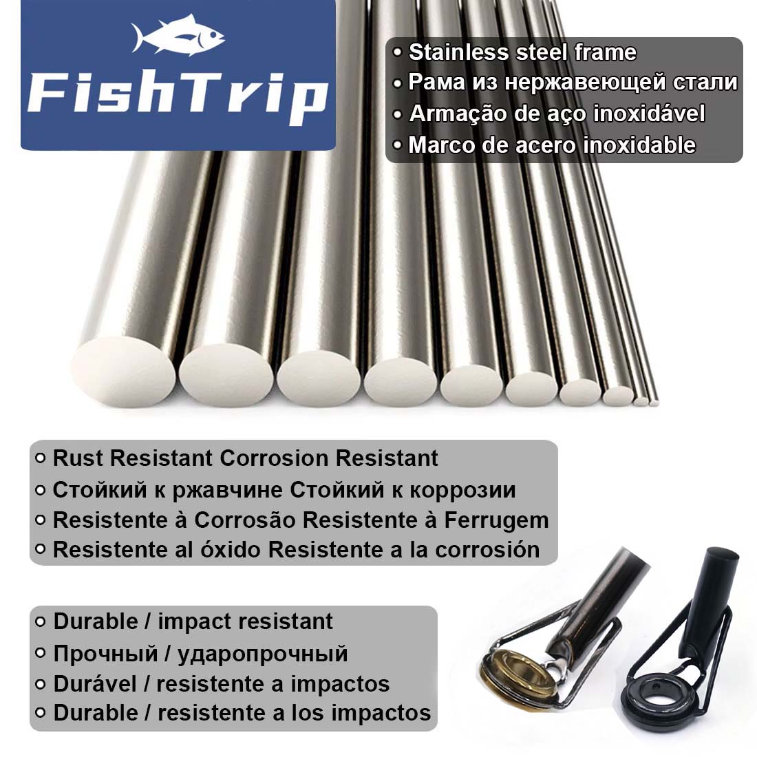 FishTrip Çubuk Ucu tamir kiti  - Fishing Rod Tip Replacement incelemesi ve fiyatı