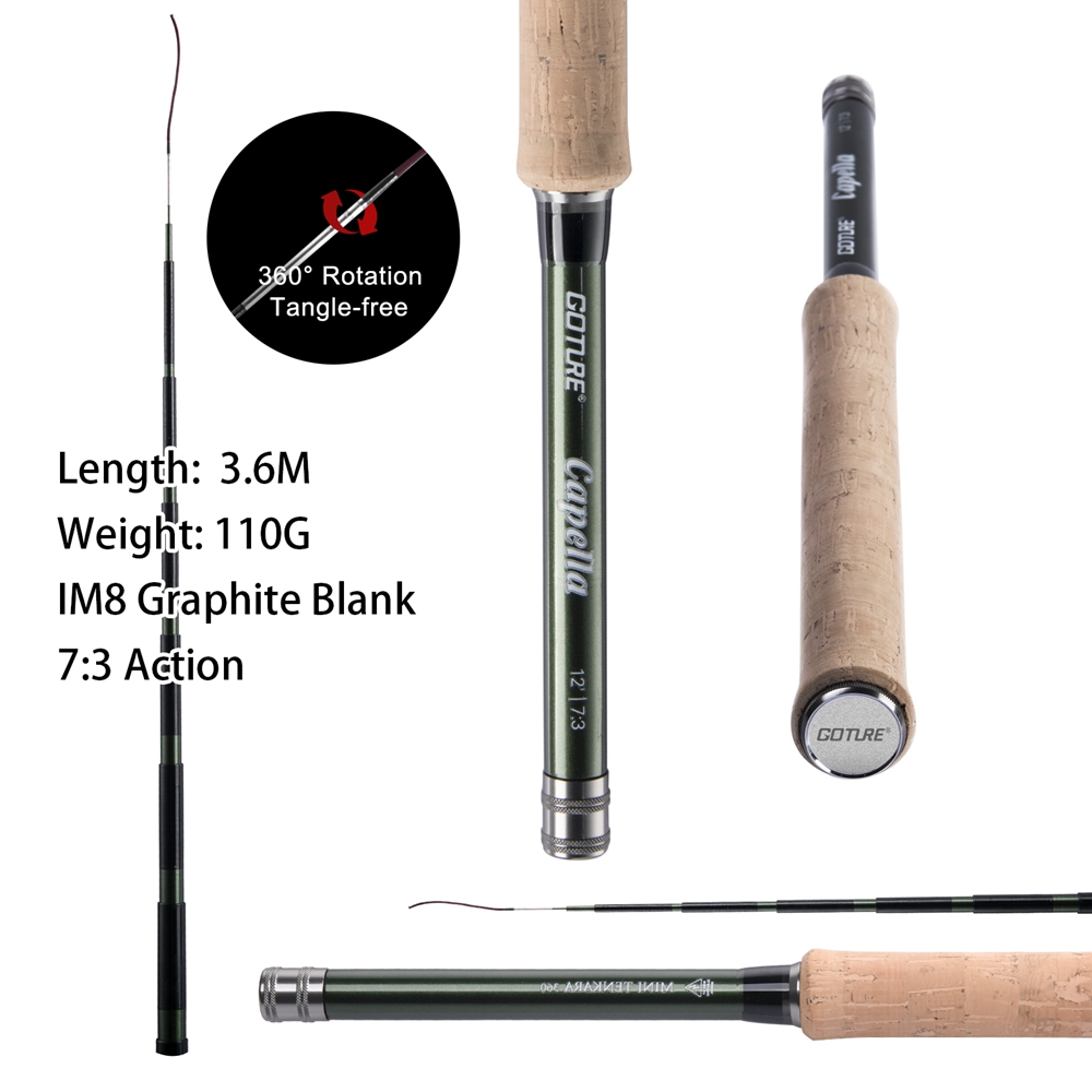 Goture Tenkara Sinek Olta Comb - Fishing Rod Carbon Fiber incelemesi ve fiyatı