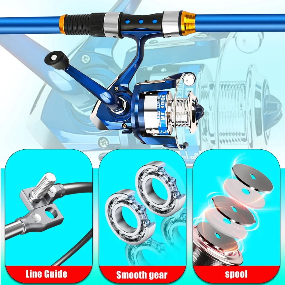 2.1-3.6M Teleskopik Cam Elyaf  - Fishing Rod Spinning incelemesi ve fiyatı