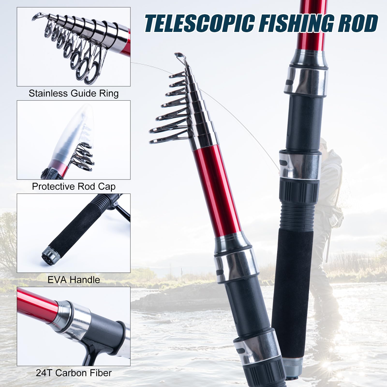 Goture 2 Adet Olta ve 2 Adet M - Fishing Rod Spinning incelemesi ve fiyatı