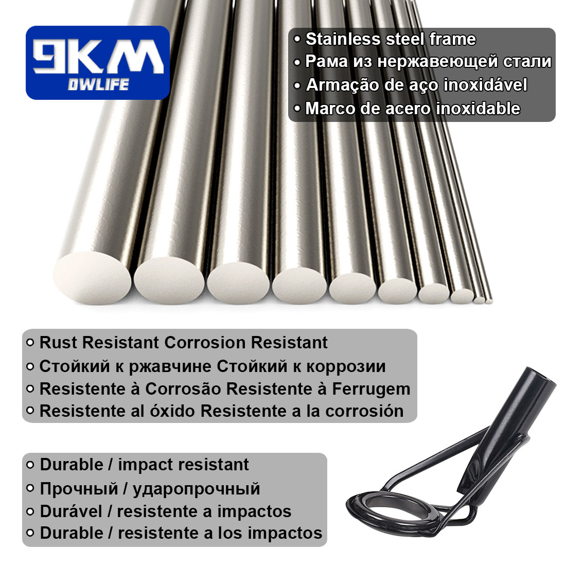 5 adet Olta Ucu Kılavuzları ta - Fishing Rod Guide Replacement incelemesi ve fiyatı